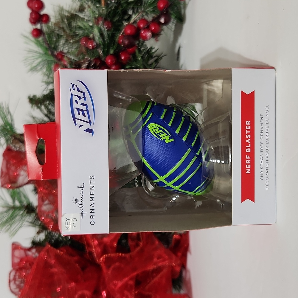 Hallmark 2022 Nerf Football Ornament